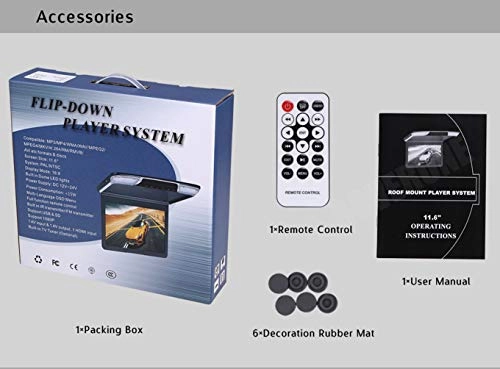 Flip Down Unit - 13.3 Inches