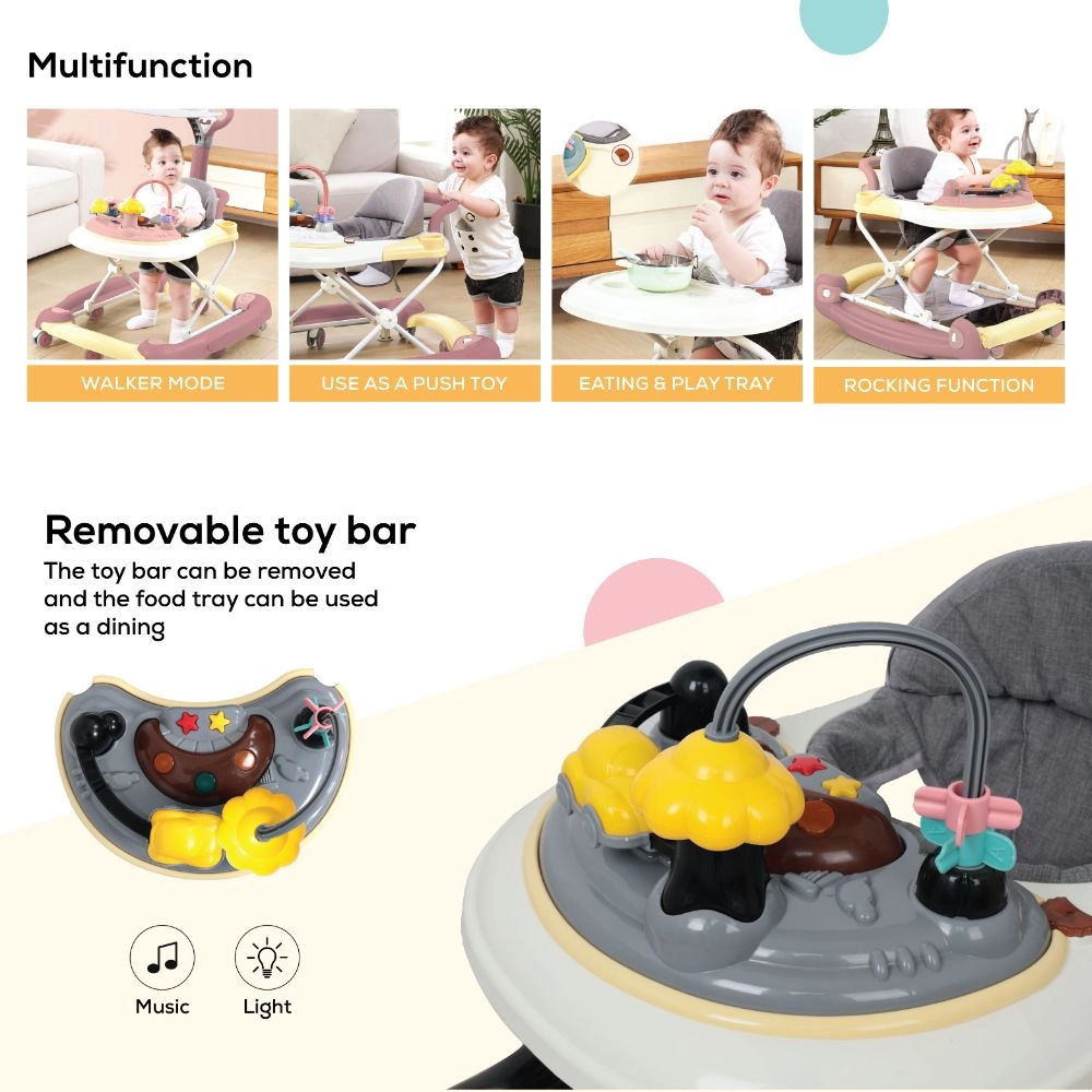 2-In-1 Baby Walker - 15kg 6-18 months