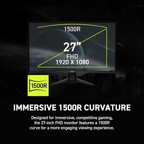 MAG 274CXF - 9S6-3CE31T-016 27 Inch 1920 x 1080