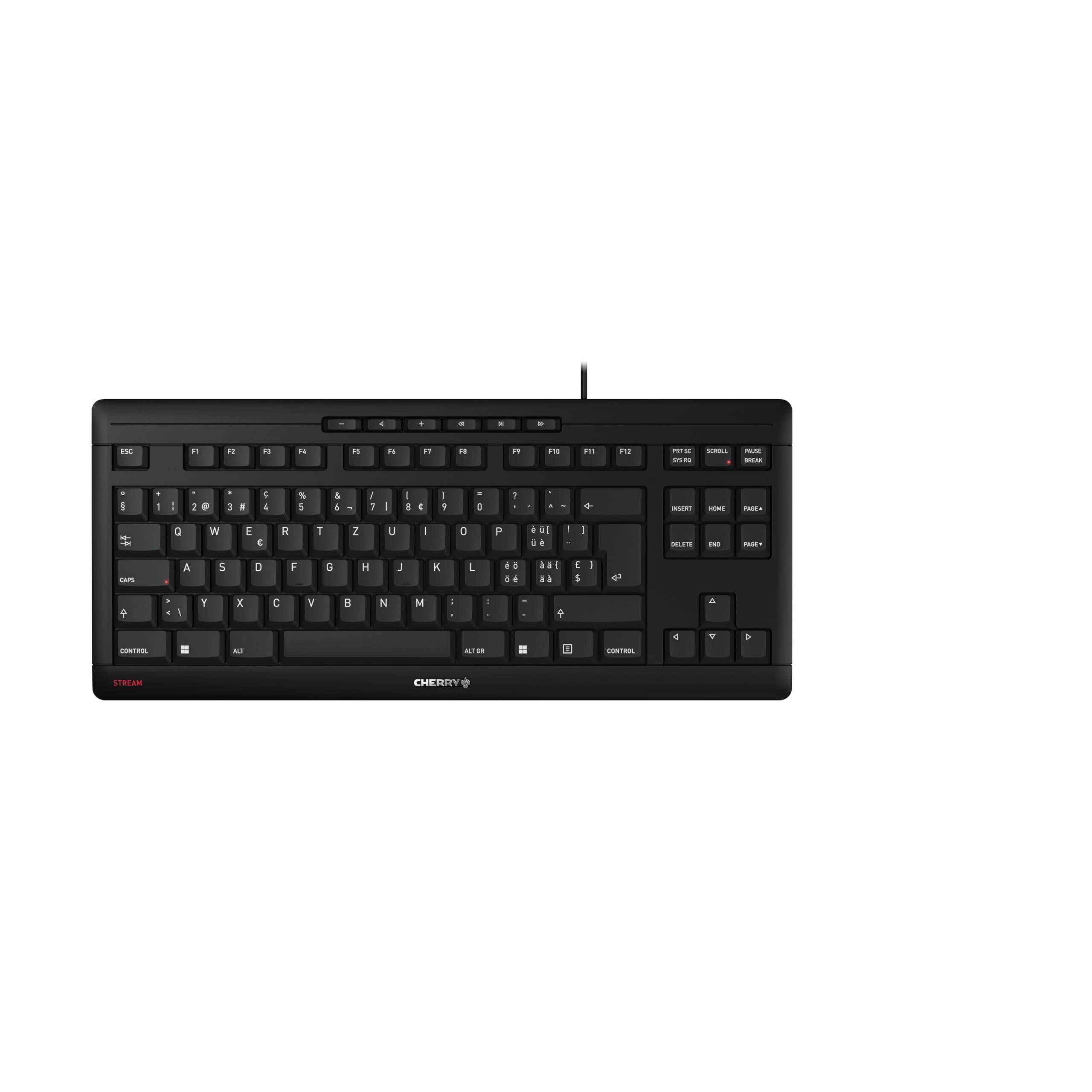 Cherry Europe GmbH STREAM KEYBOARD TKL - Swiss layout QWERTZ USB|USB-A