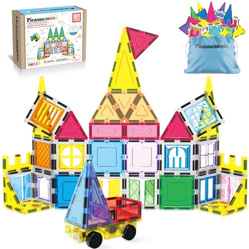 Magnetic Tile Classic - 61 pcs