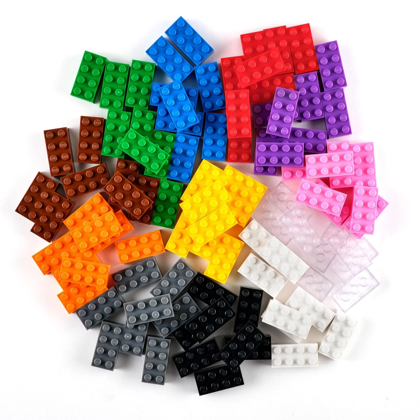 Strictly Briks Colored Bricks Starter Kit - 96pcs