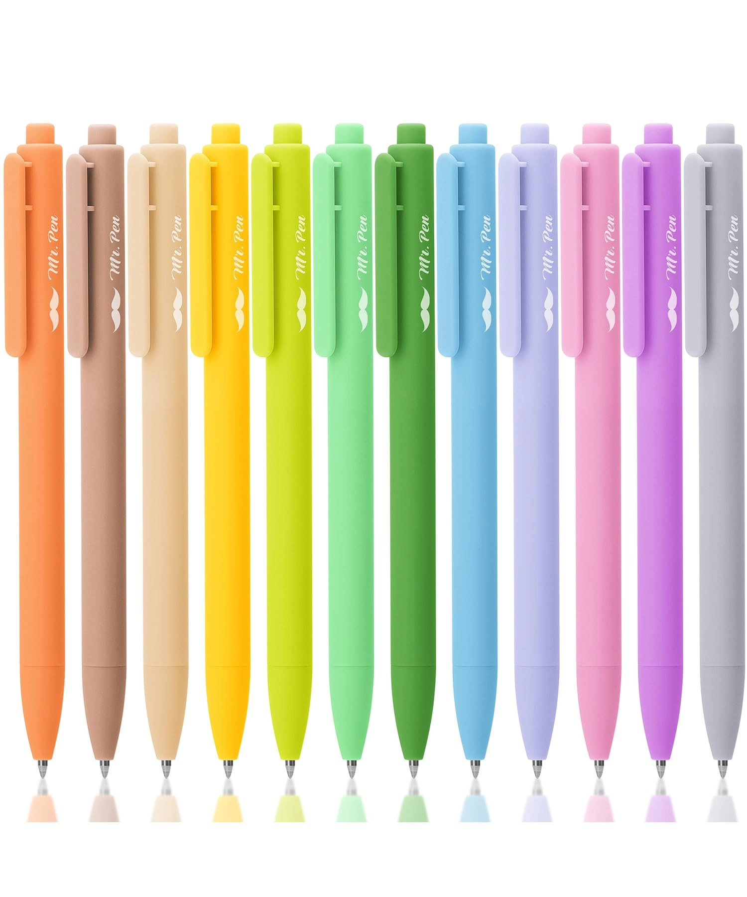 Retractable Gel Pens - 12 Pack 0.7mm