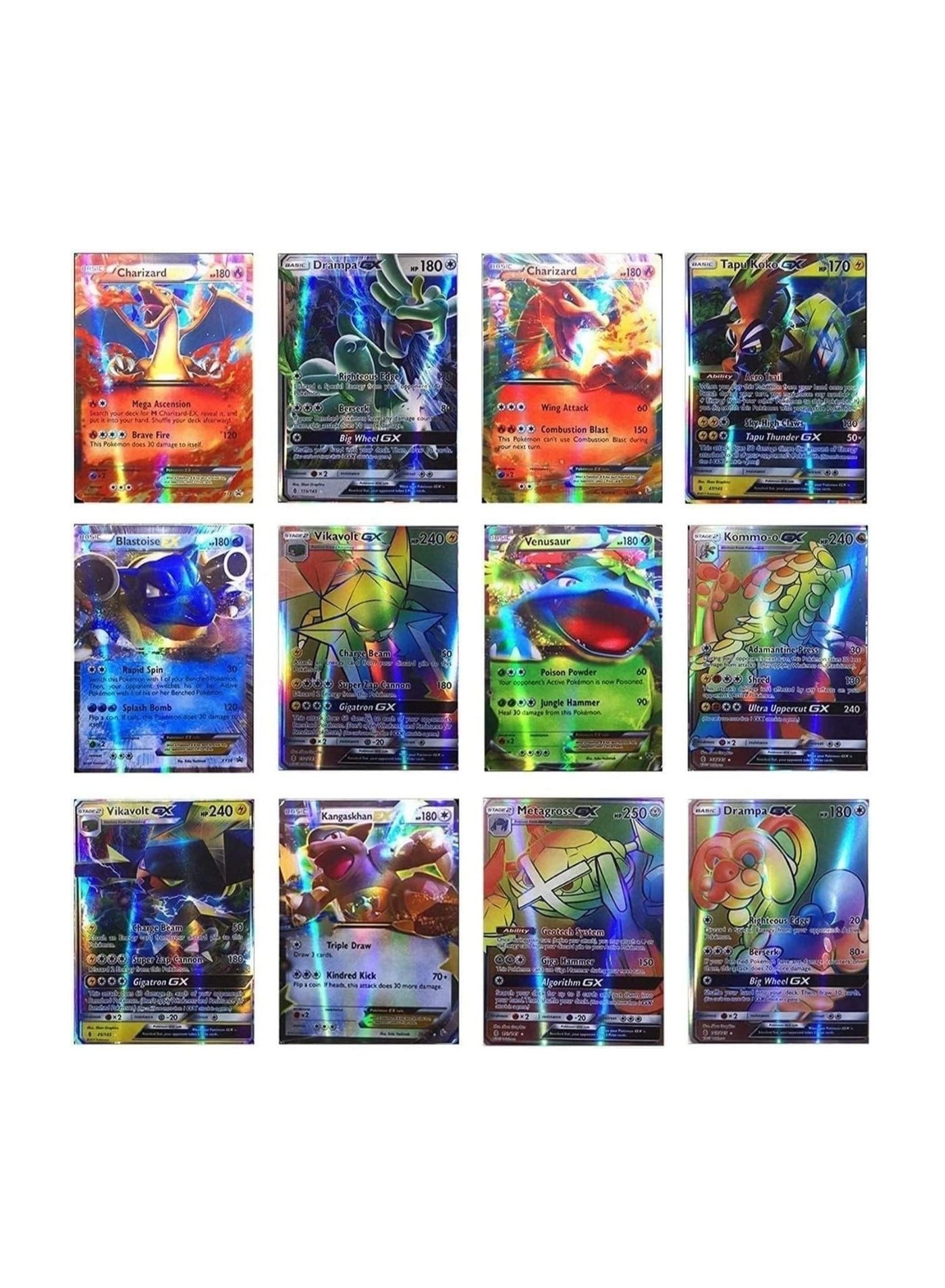 Pokemon Energy Cards - 100pcs