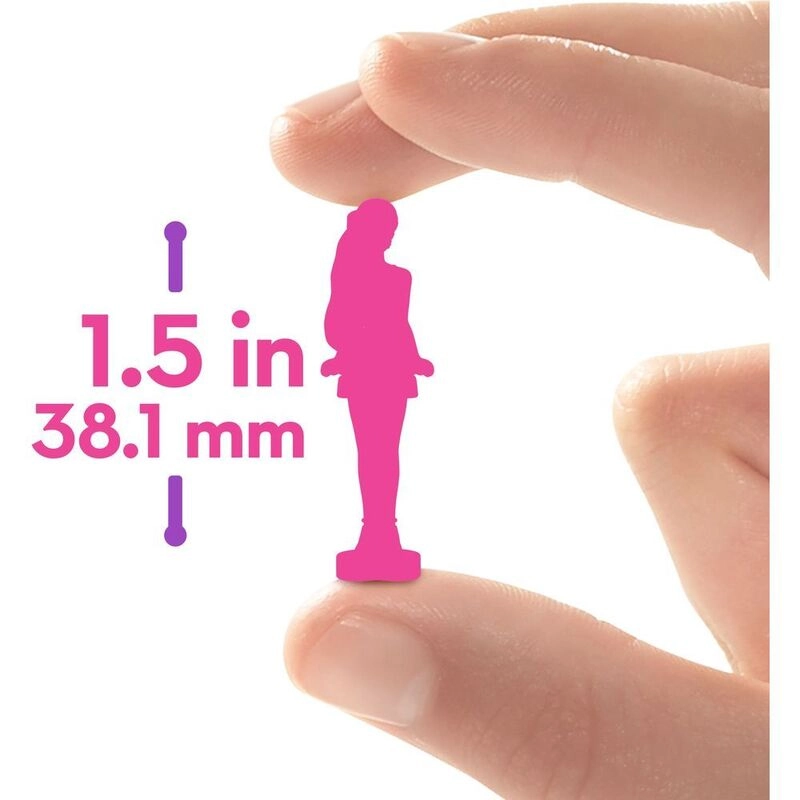 Barbie Mini Barbieland Color Reveal Doll - Rainbow Groovy 1.5-inch