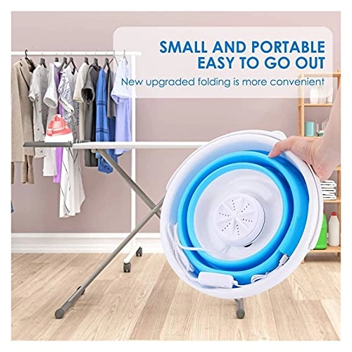 Portable Washing Machine,Turbine Folding Mini Usb Laundry Washer,Perfect For Apartments, Rvs And Small Space Living Shandongmt (Color : B)