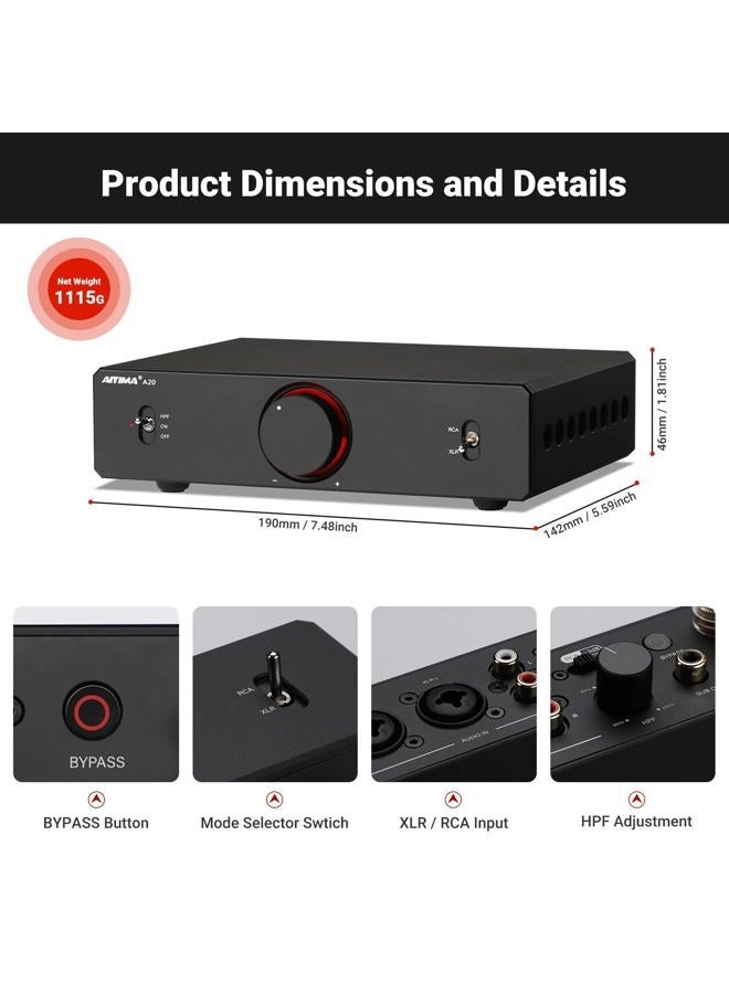 A07 MAX - Class D 2 Channel 300W*2