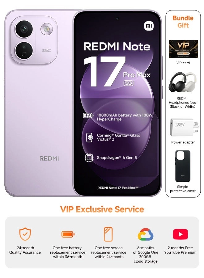 Redmi Note 17 pro max 8GB 512GB + Headphones