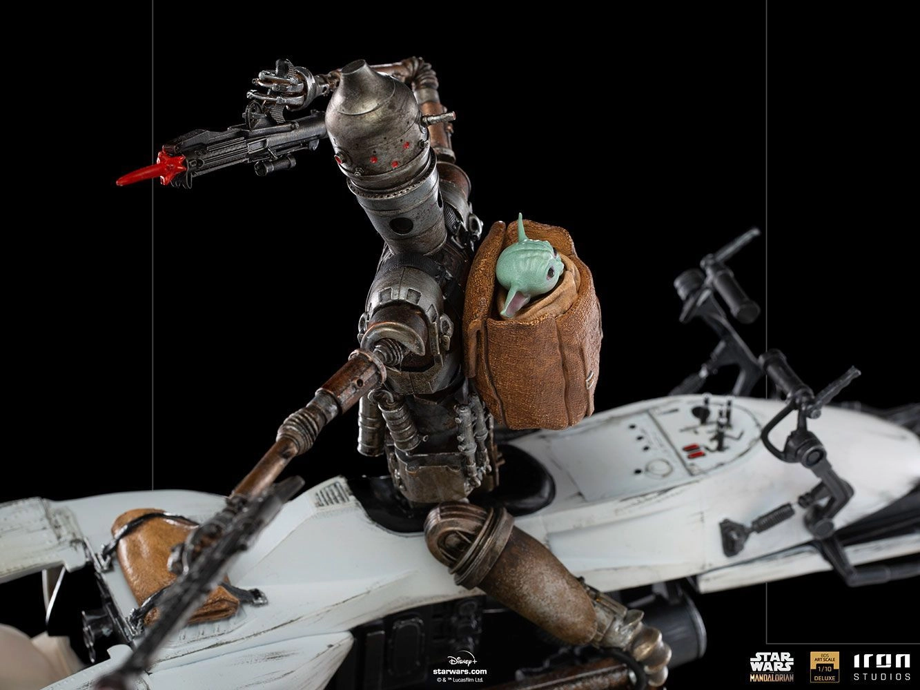IG-11 + The Child - Star Wars: The Mandalorian - Battle Diorama Series - Art Scale 1:10