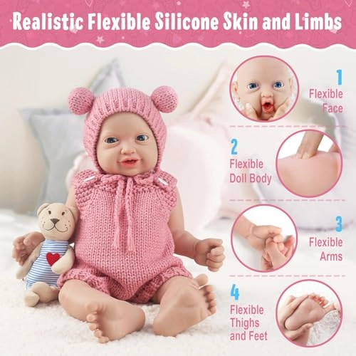 WG1528 - 12 inch Silicone Reborn Ages 3+