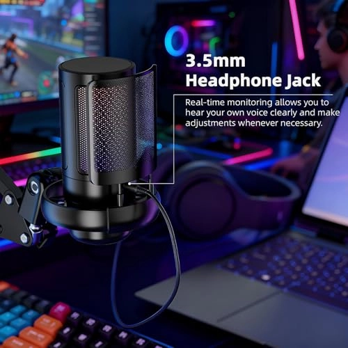 EB6Q6 USB+3.5mm-Mini-Jack Microphone
