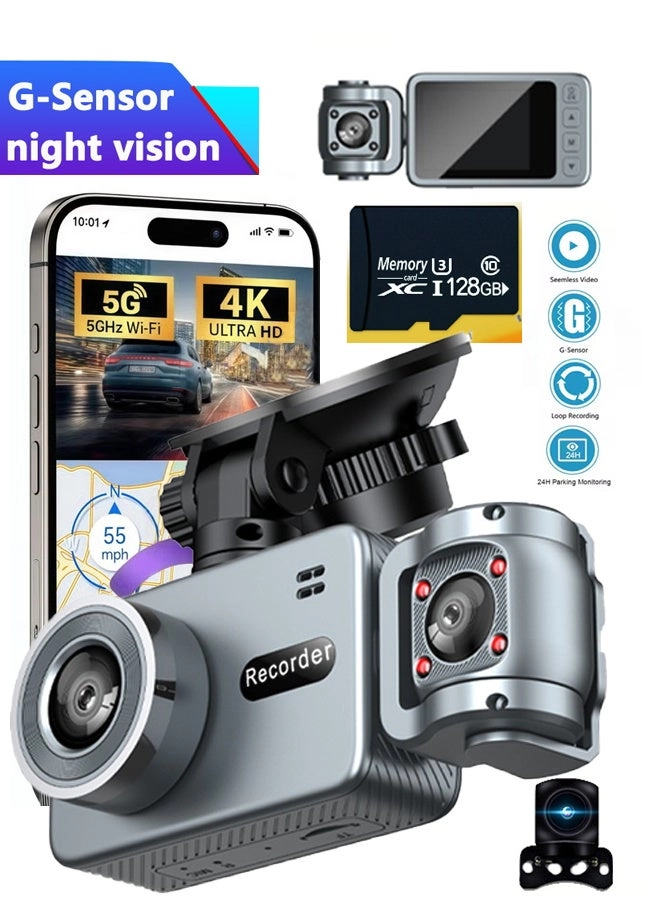 X-level 360° Dash Cam - 3840×2160