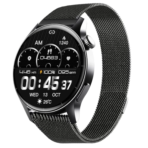 Smartwatch - 1.35" HD Blood Glucose 100+ Sports Modes