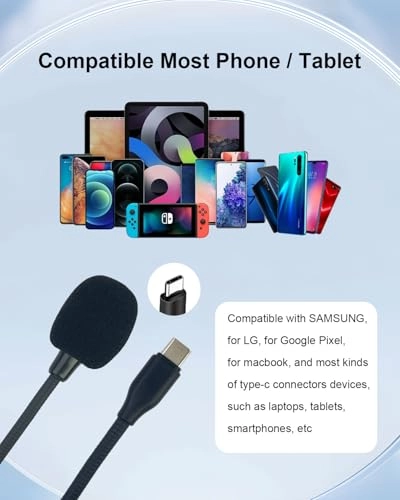 Type C Gooseneck USB Microphone