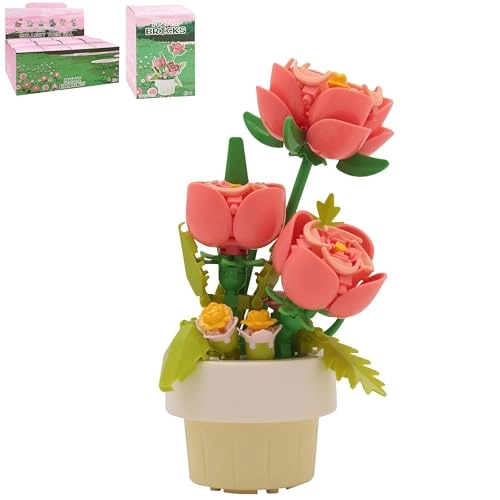 CHRISTMAS MINIBRICKS PINK ROSES