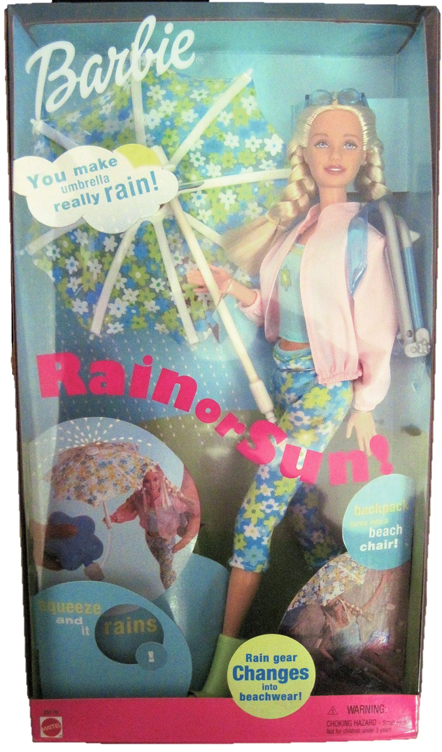 Barbie Rain or Sun - Rain Gear Beach Wear Ages 3+