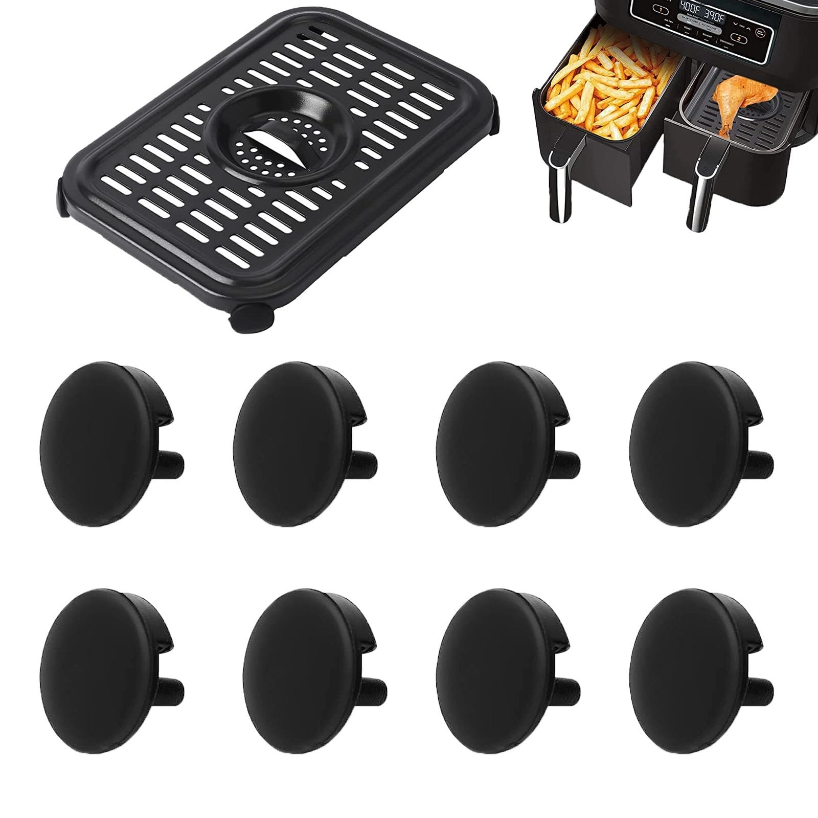 chengziyue Air Fryer Rubber Bumpers - Silicone 8 piece(s)