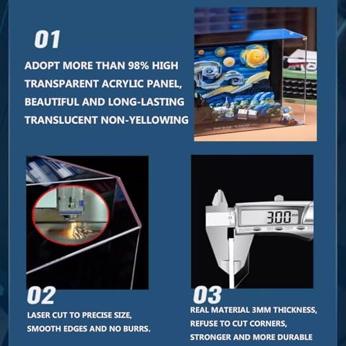 Light for LEGO 21333 Vincent-Gogh The Starry-Night - 3mm Acrylic