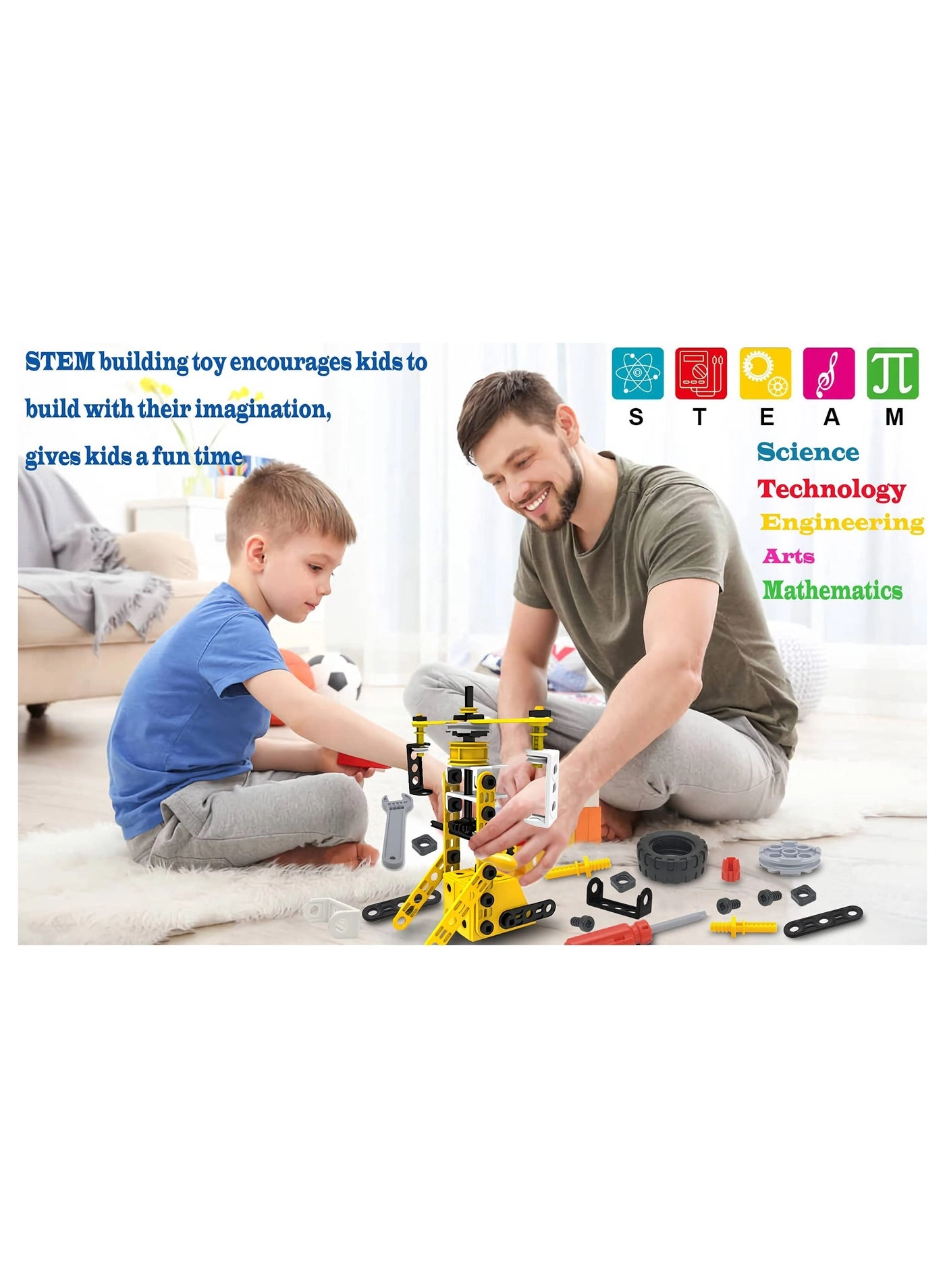 Construction Toys - 100 pcs
