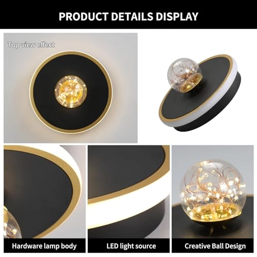 LED Ceiling Light - 3000K Not compatible with a dimmer switch.