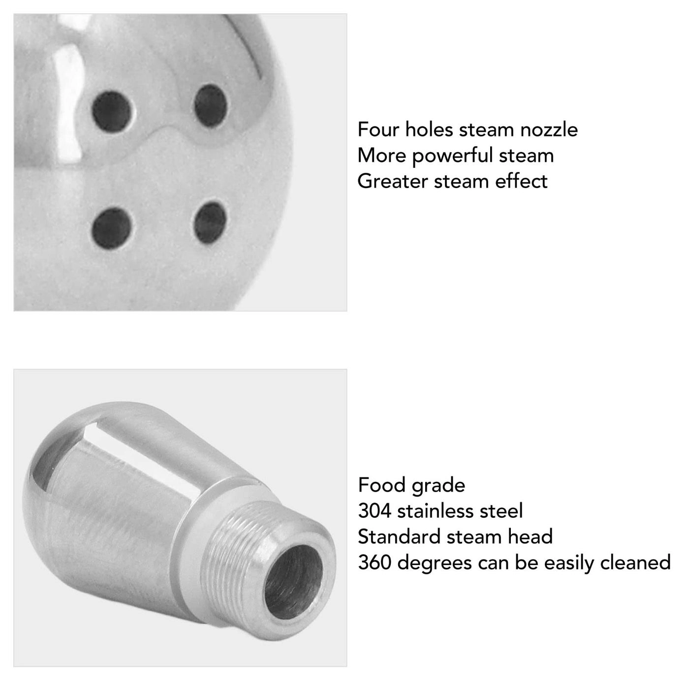 Steam Nozzle - Stainless Steel 4 Hole For Breville 8 Series