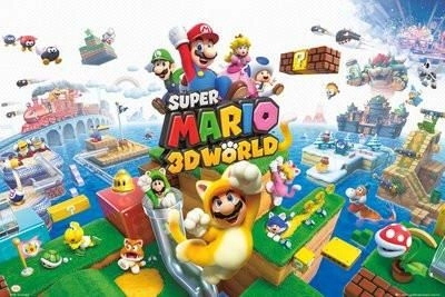 Nintendo Mario 3D World - 36 x 24