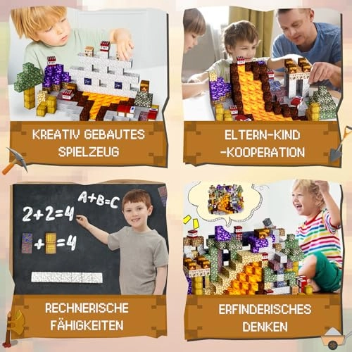 Magnetic Blocks - Mine 128 pcs