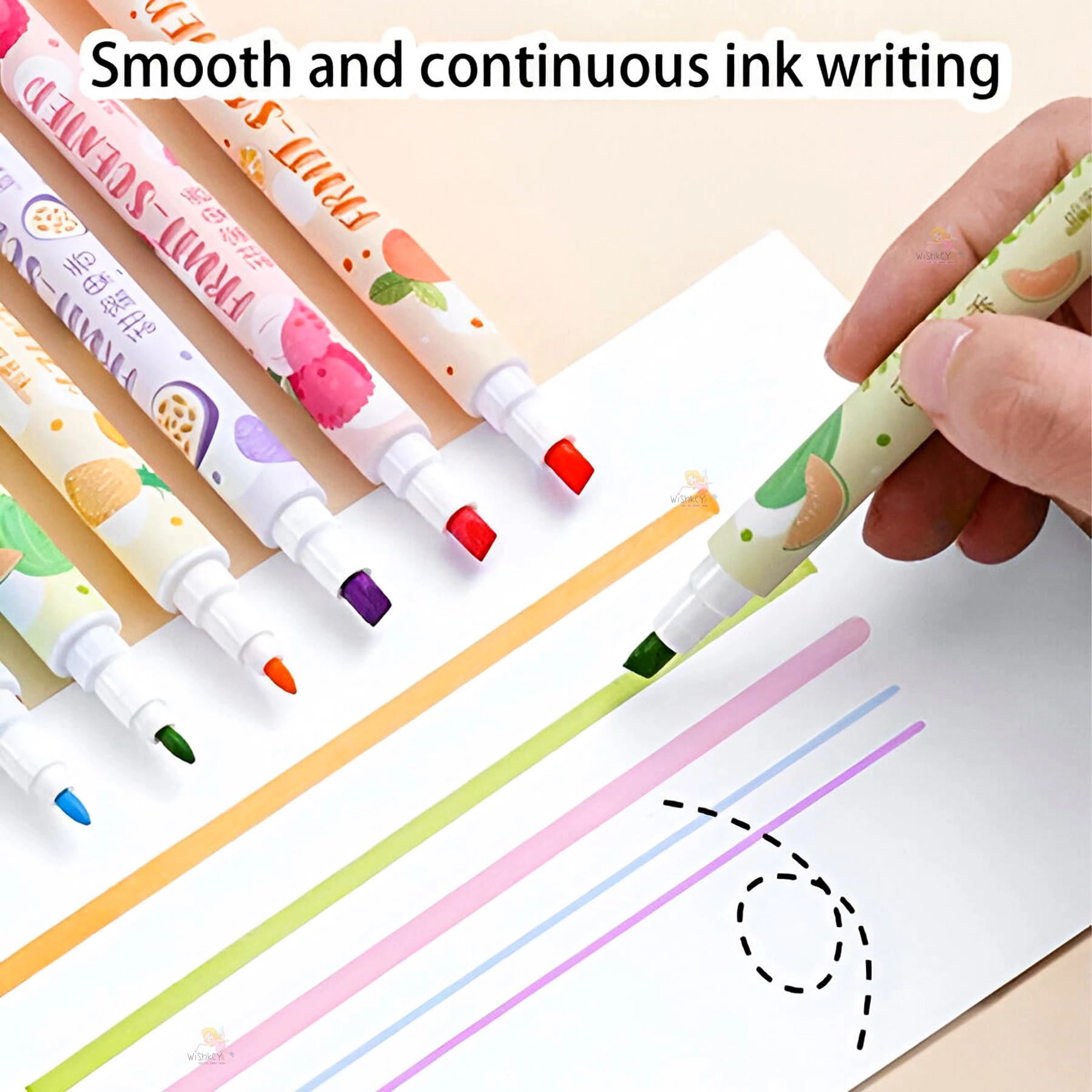 Double Headed Fruit Scented Marker Pen - Multicolor Chisel