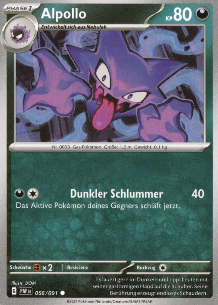 MZTCG Alpollo Paldeas Schicksale PAF 056 - German