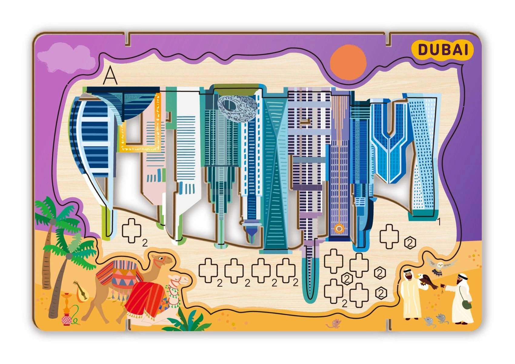 Lets Travel Together 3D Cityscape Building Kit