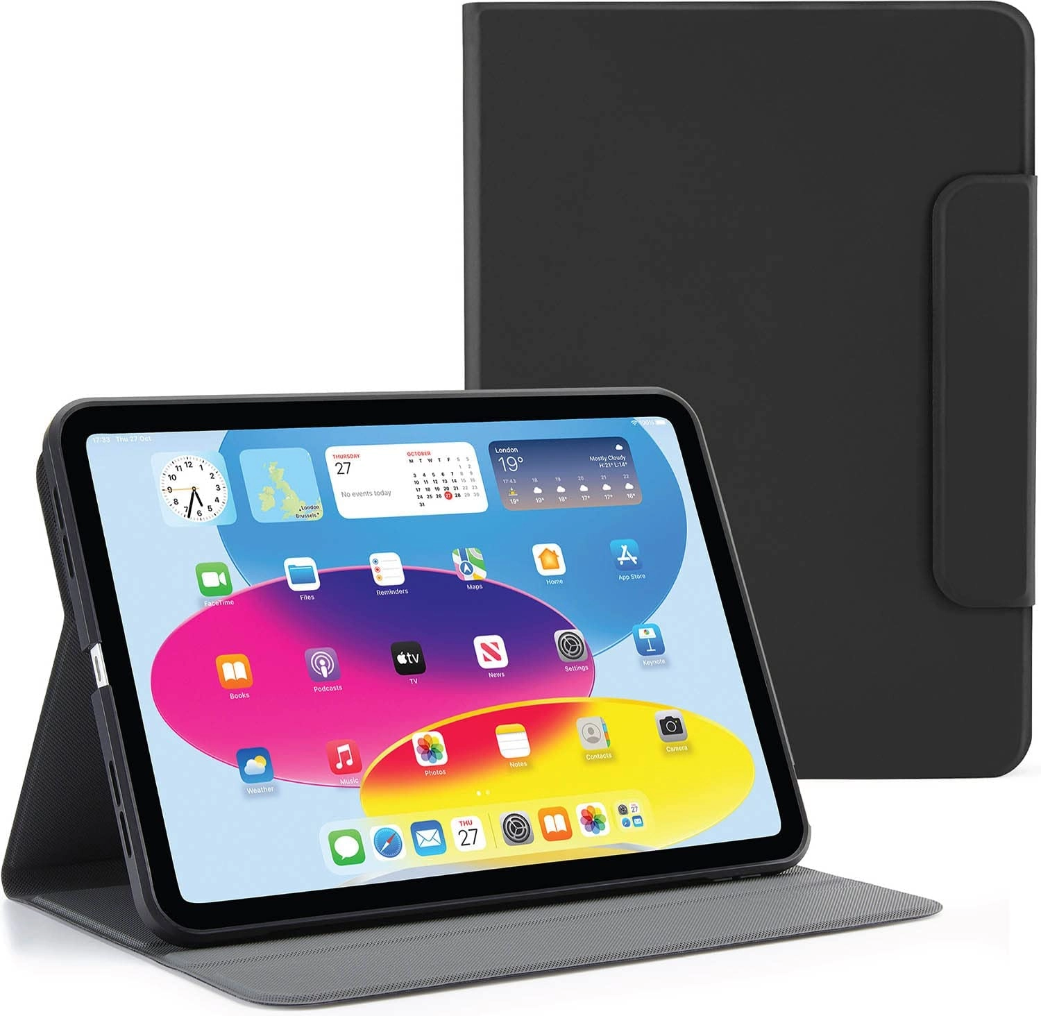 Pipetto Rotating Folio Case with Multiple Viewing Angles for iPad 10.9-inch (10th Gen)
