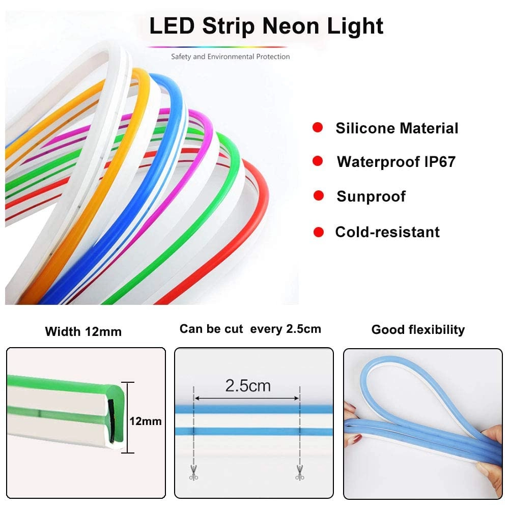 Led Neon Strip Lights - 5M