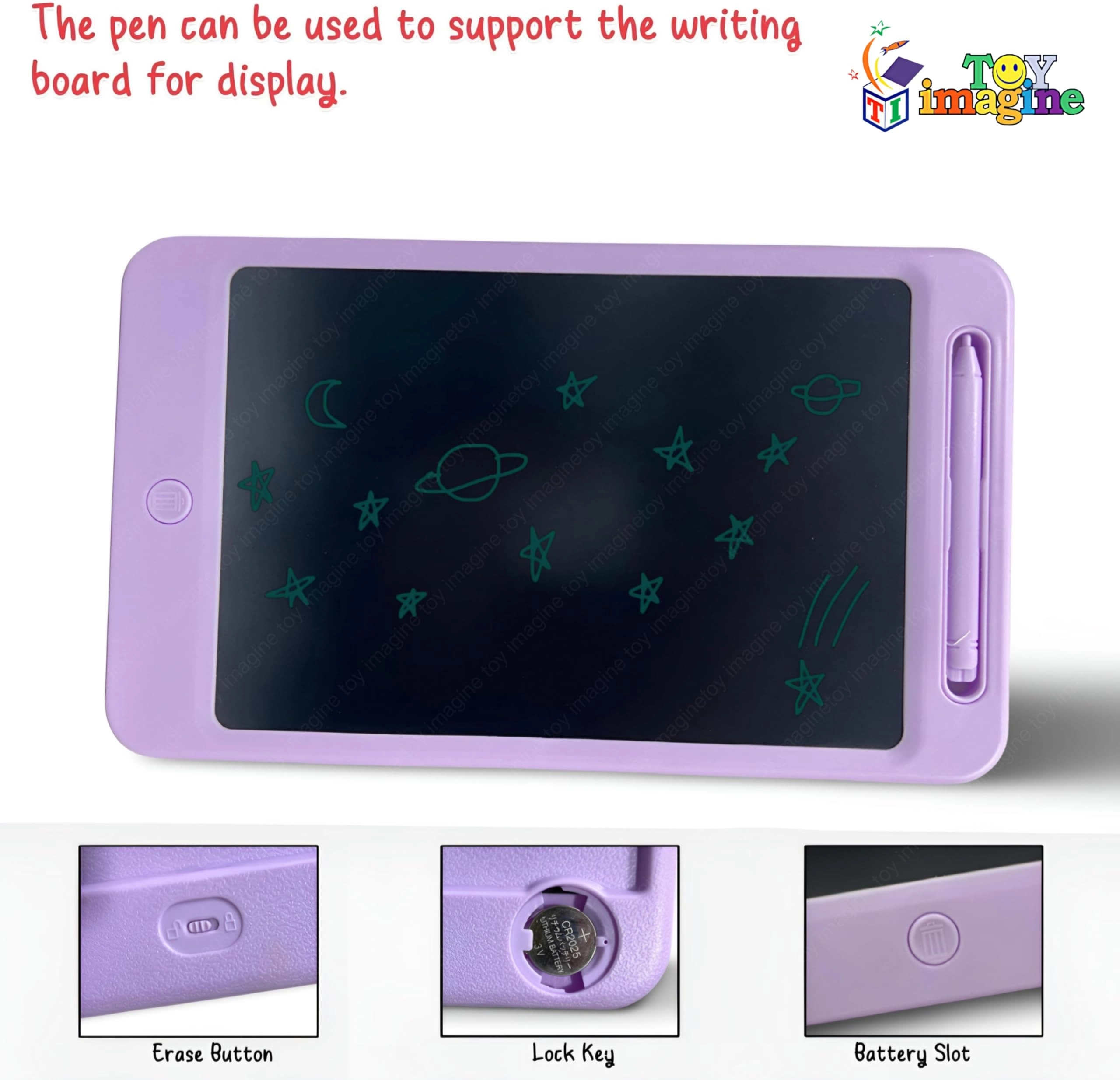 LCD Writing Tablet - 8.5" Multicolor