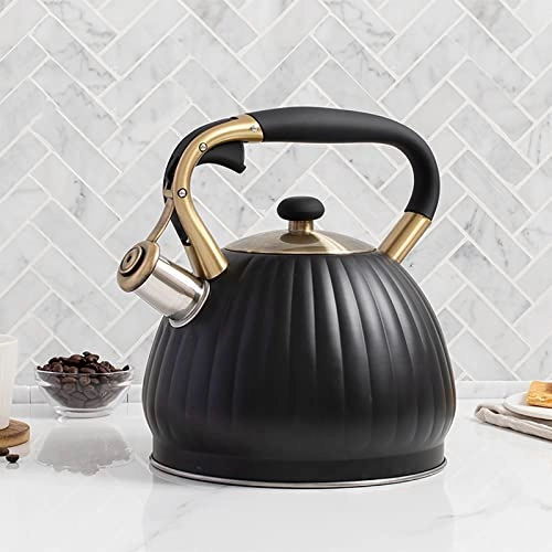Kettle Whistle Teapot - Food Grade Stainless Steel 3500 milliliter