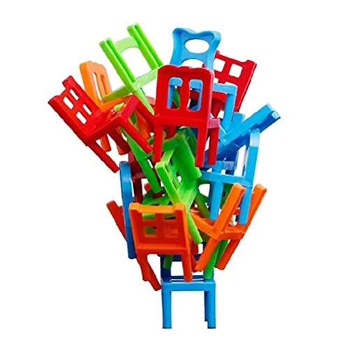 Balancing Chairs Stacking Game - 18 months - 3 years 18 pieces