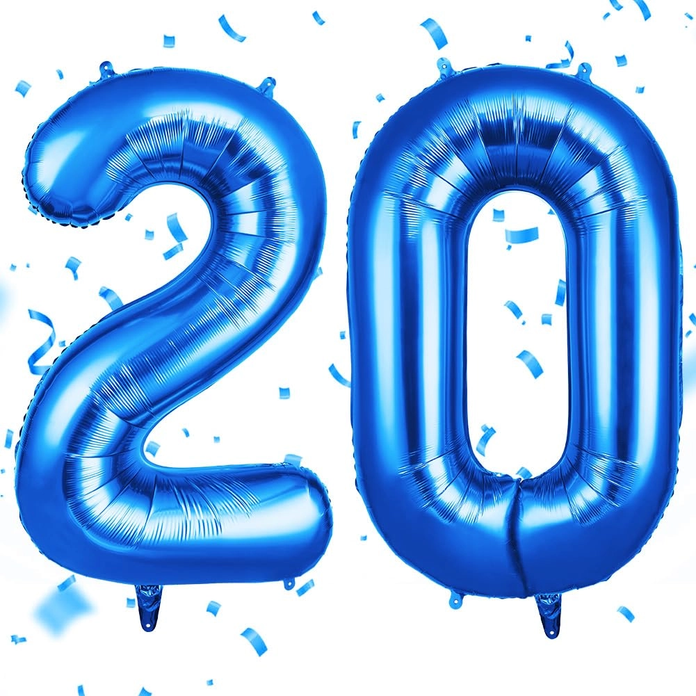 Number 20 Balloon - 2 Birthday