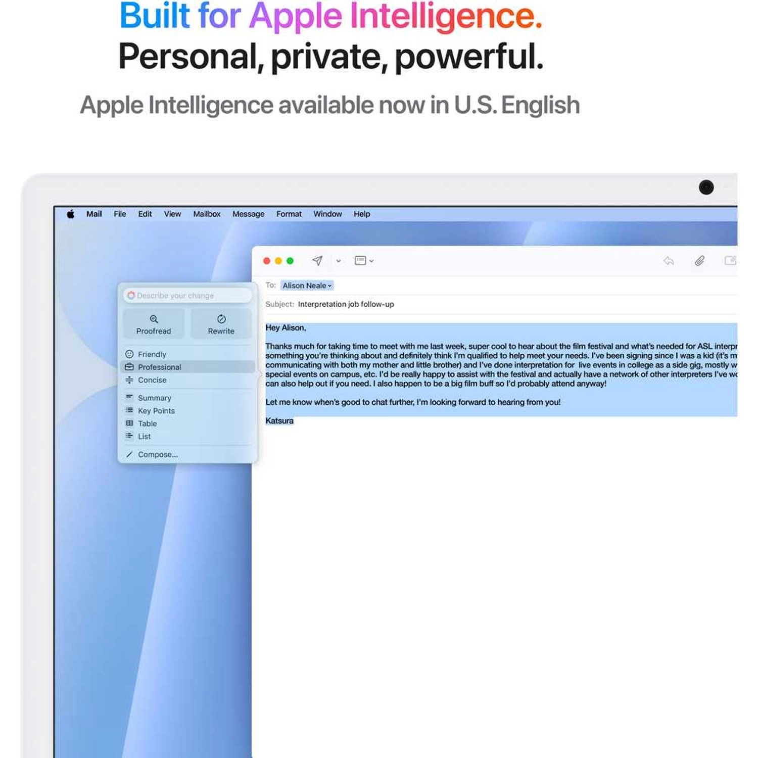 iMac 24-inch M4 8-core CPU and 8-core GPU, 16GB, 256GB SSD - Blue