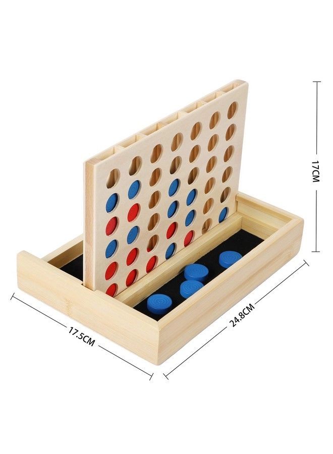 4 In A Row - Wooden Classic