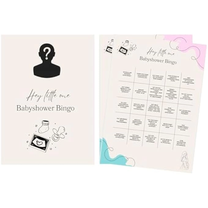 rayihni BABY SHOWER BINGO - 25