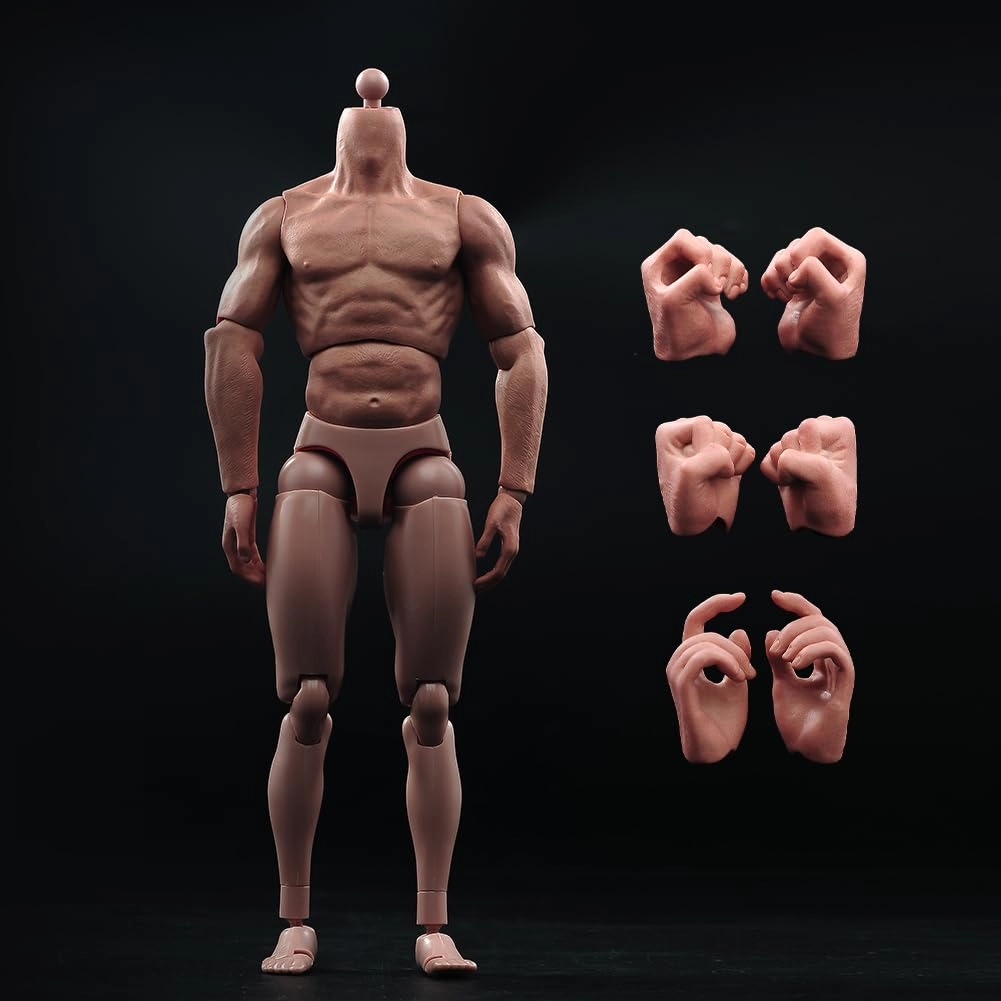 RoofWorld Generic Male Body - Superhero (15-16 cm) (S001)