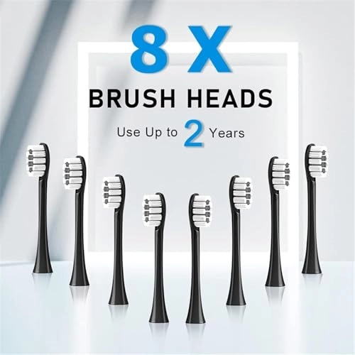 Sonic Electric Toothbrush - 8 Brush Heads 6 Cleaning Modes
