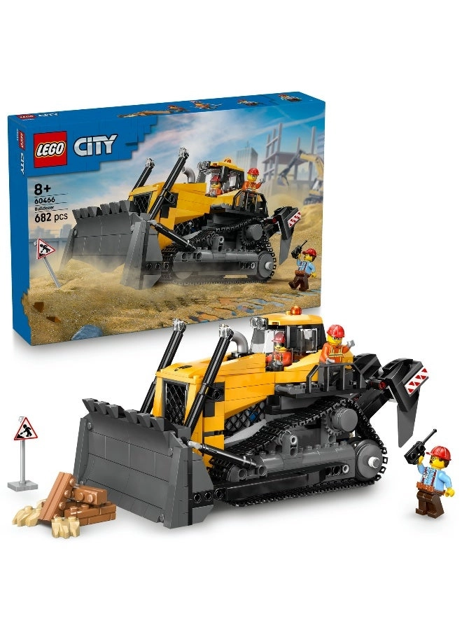 City Yellow Bulldozer (60466)