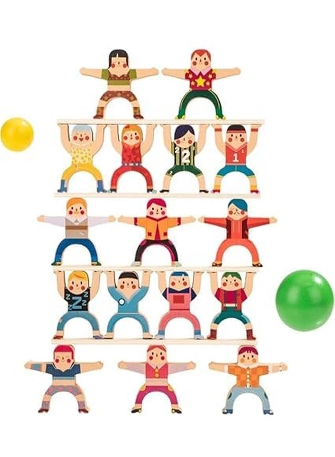 PAREEK Wooden Stacking Balance Game