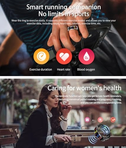 Smart Ring - Heart rate monitor Blood oxygen saturation Sleep Monitoring