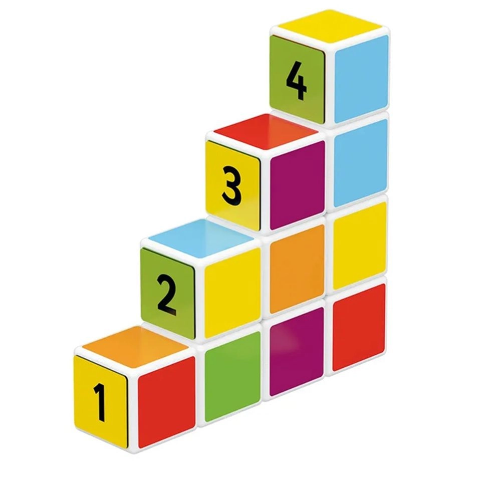 Magicube Math Building And Clips - 55 pcs