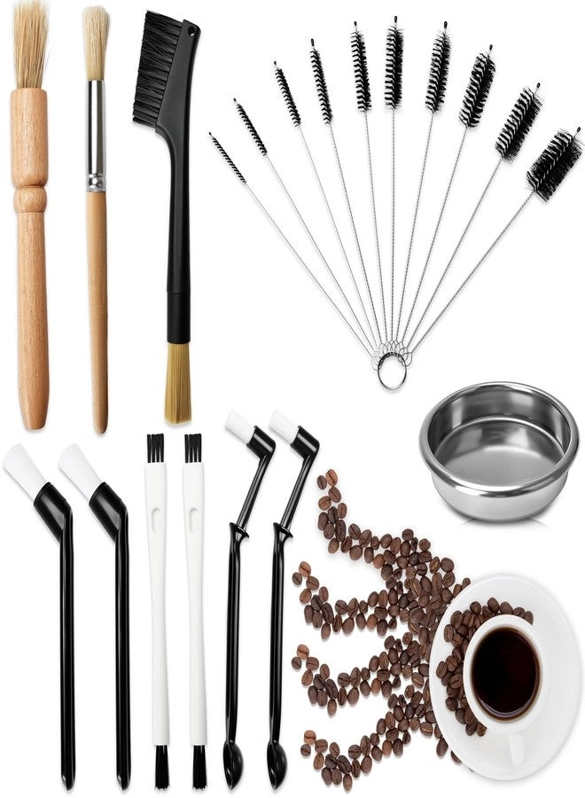 Norcoin Coffee Machine Cleaning Brush Set Kit