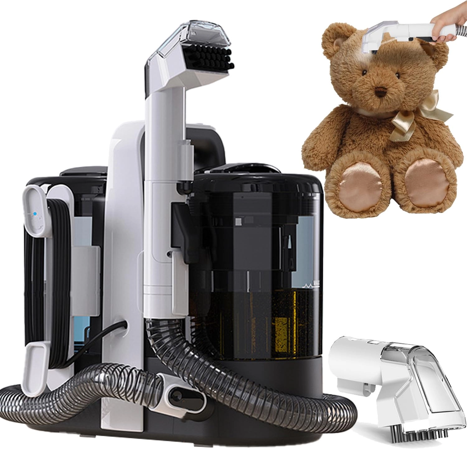 6-in-1 Portable Carpet Washer - Hot and Cold Water Extraction