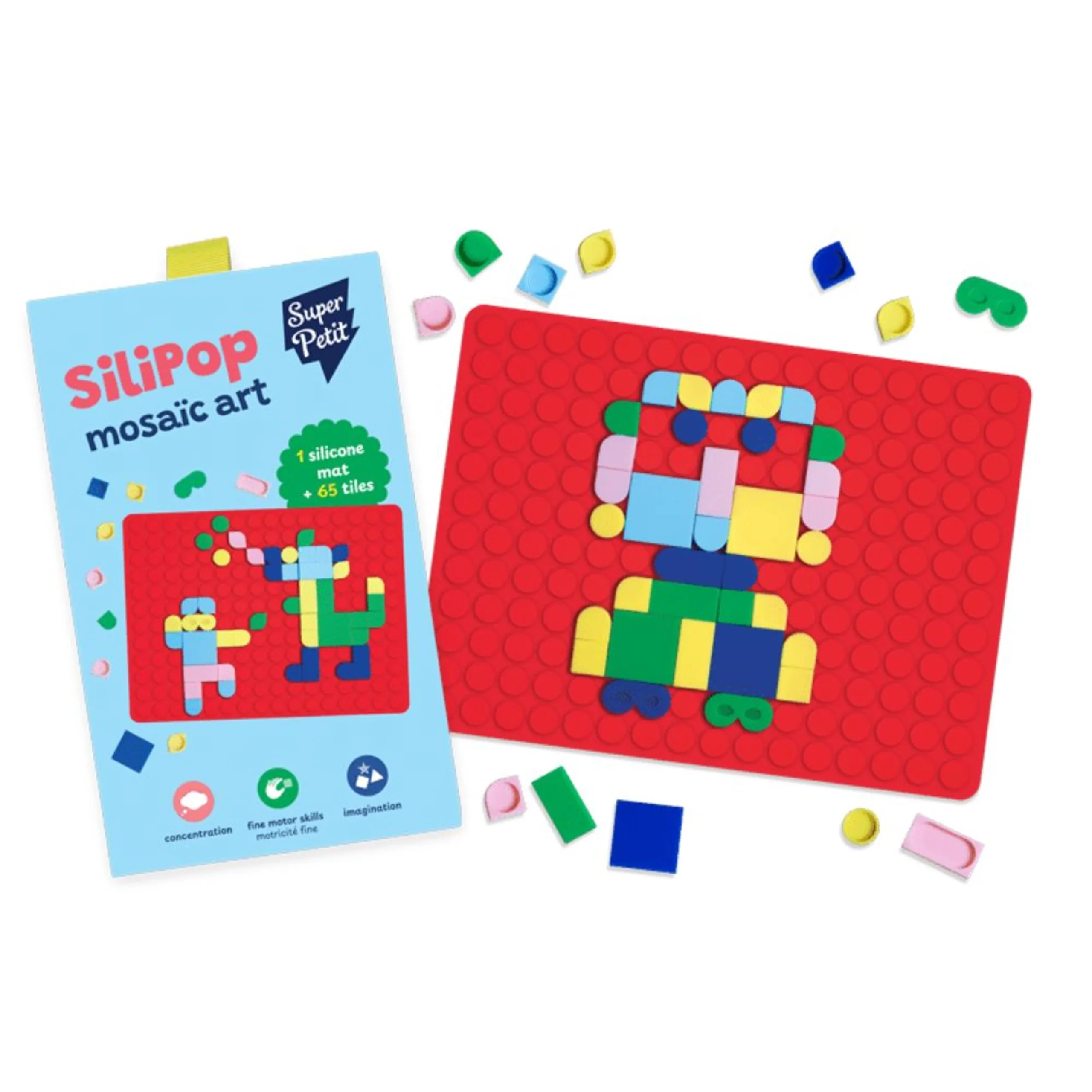 Super Petit SiliPop - Multicolor 65 Tiles