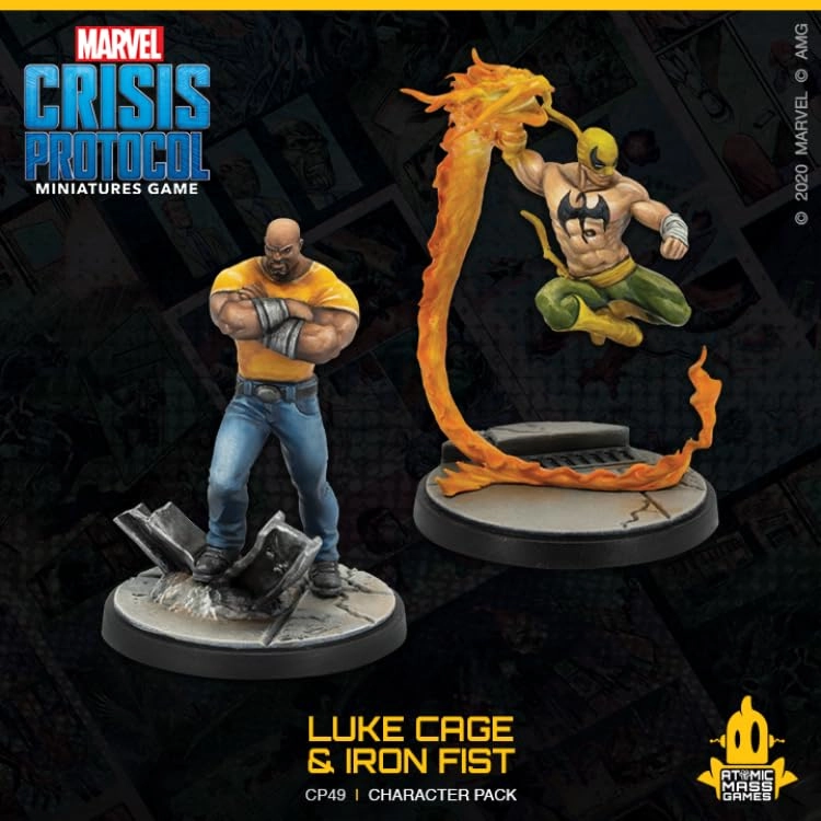 Marvel Crisis Protocol: Luke Cage and Iron Fist - Miniatures Game