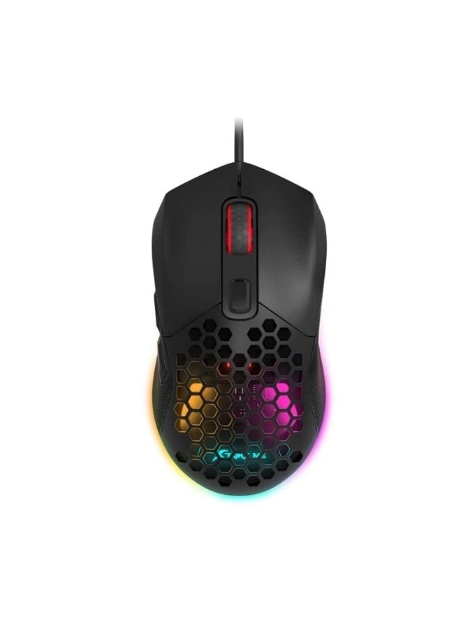GM-316 Gaming Mouse With Detachable Top Covers - Wired